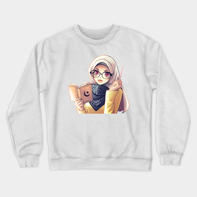 Muslim girl Crewneck Sweatshirt by kotchiyuuki